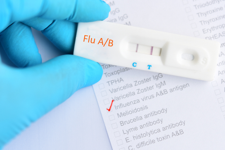 rapid flu test